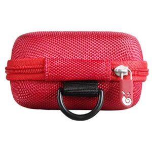 Hermitshell Travel Case for JBL GO2 - Waterproof Ultra Portable Bluetooth Speaker (Red)