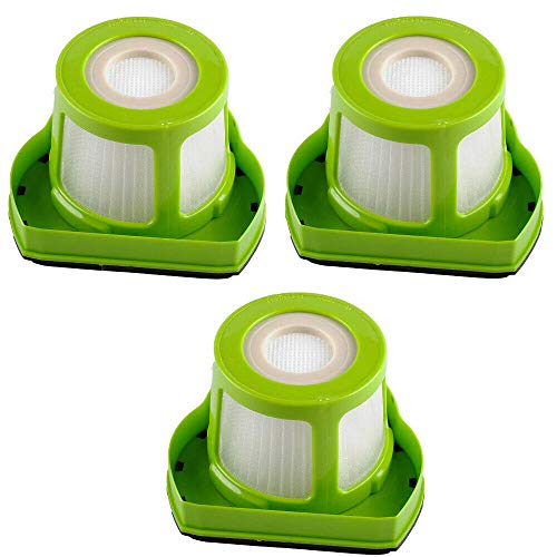 HASMX Replacement Vacuum Filter for Bissell Pet Hair Eraser Hand Vacuum Cleaner Models 1782 17823 Replaces Part Numbers 160-8653 160-8654 1608653 1608654 (3)