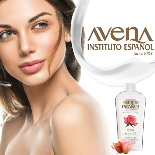 Instituto Español Rosa Body Oil, Smoothness for your Skin, 2-Pack, 8.5 FL Oz each, 2 Bottles