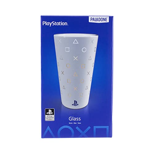 Paladone Playstation Glass PS5, Multicolor, PP7921PS, 400 milliliter