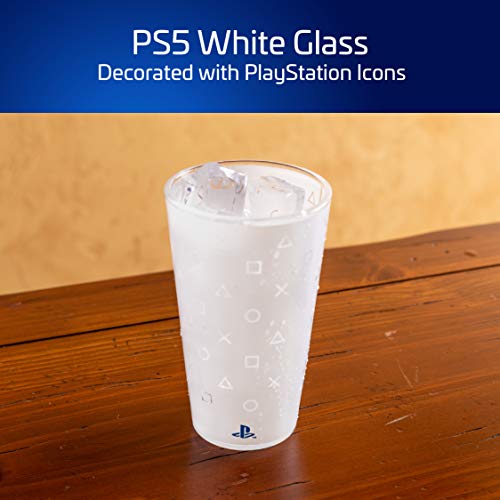 Paladone Playstation Glass PS5, Multicolor, PP7921PS, 400 milliliter