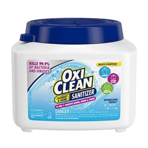 OxiClean Laundry & Home Sanitizer for Laundry, Kitchen, Bath, Carpet & Upholstery, 2.5 Lbs