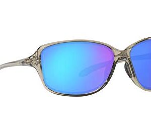 Oakley Women's OO9301 Cohort Rectangular Sunglasses, Grey Ink/Prizm Sapphire Polarized, 62 mm