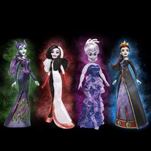 Disney Princess Hasbro Villains Maleficent Fashion Doll,Accessories and Removable Clothes,Disney Villains Toy for Kids 5 Years and Up