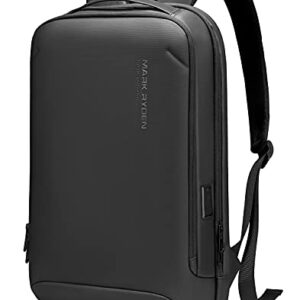 Mark Ryden Business Laptop Backpack,Fit 15.6 inch PC Lightweight Waterproof Backpack for Men, with Scratch Resistant Shell and USB Charging Port for Work, Cycling