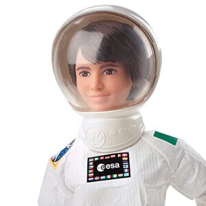 Barbie Signature Role Models ESA Astronaut Samantha Cristoforetti Doll (11.5-in Brunette) Wearing Realistic Spacesuit, Gift for 6 Year Olds and Up