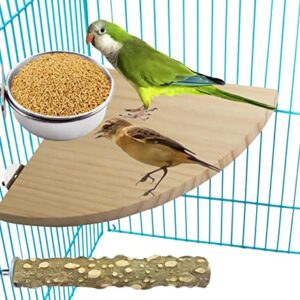 MotBach 3 Pieces Stainless Steel Bird Feeding Dish Cups, Bird Feeder Parrot Food Water Bowls with Clamp, Pet Cage Cups Holder for Bird Parrot Cockatiel Conure Budgies Parakeet Small Animal