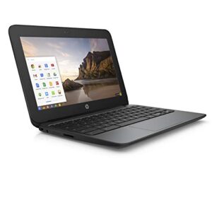 HP Chromebook 11 G4 11.6" 4GB 16GB Intel Celeron N2840 X2 2.16GHz, Black (Renewed)