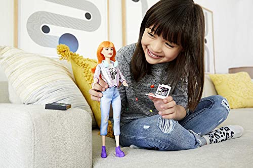 Barbie Career of The Year Music Producer Doll (12-in), Colorful Orange Hair, Trendy Tee, Jacket & Jeans Plus Sound Mixing Board, Computer & Headphone Accessories, Great Toy Gift