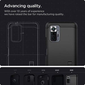 Spigen Tough Armor [Extreme Protection Tech] Designed for Redmi Note 10 Pro Case/Designed for Redmi Note 10 Pro Max Case (2021) - Black