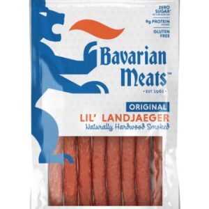 Bavarian Meats Lil' Landjaeger German Style Smoked Sausage Snack Sticks, 10 Ounce