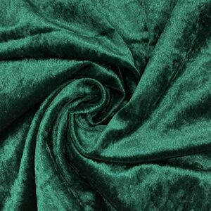 Your Chair Covers - Velvet 10 ft x 60 Inch Drape with 4 Inch Pocket - Emerald Green