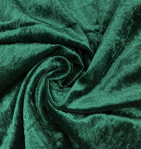 Your Chair Covers - Velvet 10 ft x 60 Inch Drape with 4 Inch Pocket - Emerald Green