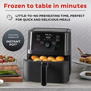 Instant 5.7-QT Air Fryer Oven with Accessories, From the Makers of Instant Pot, Customizable Smart Cooking Programs, Digital Touchscreen, Dishwasher-Safe Basket, App with over 100 Recipes