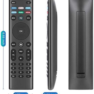 XRT140 Watchfree Smart TV Remote Works with All VIZIO Quantum 4K UHD LED HDR Smart TVs