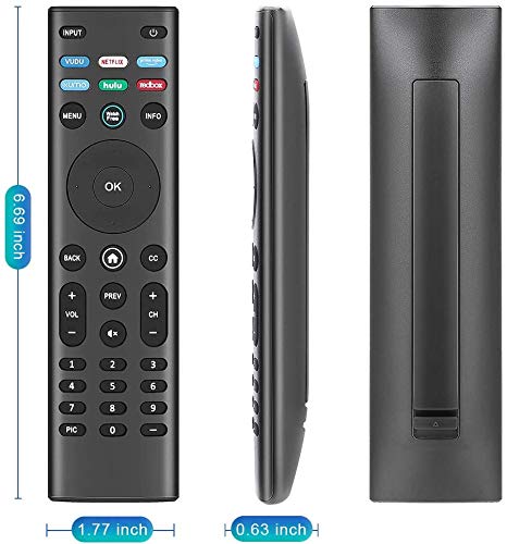 XRT140 Watchfree Smart TV Remote Works with All VIZIO Quantum 4K UHD LED HDR Smart TVs