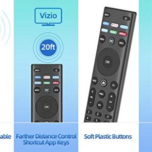 XRT140 Watchfree Smart TV Remote Works with All VIZIO Quantum 4K UHD LED HDR Smart TVs