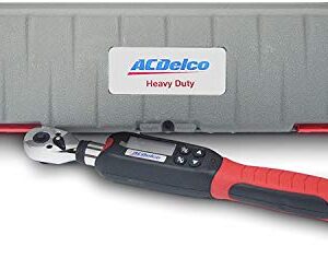 ACDelco ARM601-34 3/8” & ½” Heavy Duty Digital Torque Wrench Combo Kit with Buzzer and LED Flash Notification – ISO 6789 Standards with Certificate of Calibration