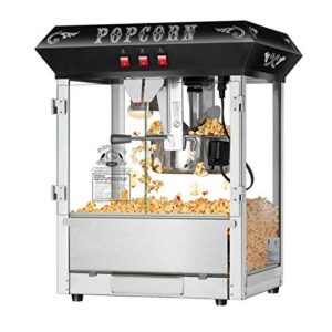 great northern popcorn 269289fyn countertop style popcorn machine, 8oz, black