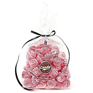sanded cinnamon hard candy balls, bulk gift bag (one pound)