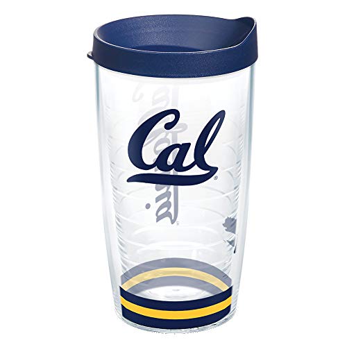 Tervis Made in USA Double Walled University of California UC Berkeley Golden Bears Insulated Tumbler Cup Keeps Drinks Cold & Hot, 24oz, Arctic