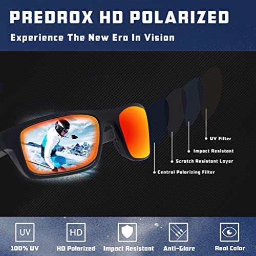 Predrox Crystal Clear Tempo Lenses Replacement Compatible With BOSE Sunglass