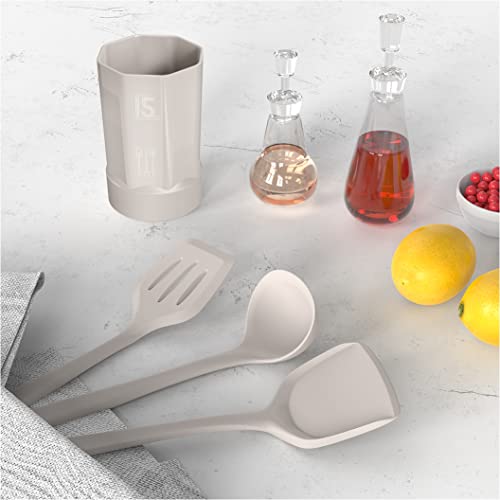 Silicone Cooking Utensils Set - 446°F Heat Resistant Kitchen Utensils,Turner Tongs,Spatula,Spoon,Brush,Whisk,Kitchen Utensil Gadgets Tools Set for Nonstick Cookware,Dishwasher Safe (BPA Free)