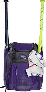 rawlings franchise player's baseball backpack, purple