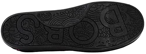 Skechers BOBS Women's Beach Bingo-Kitty Pack Sneaker, Black/Black, 8.5 M US