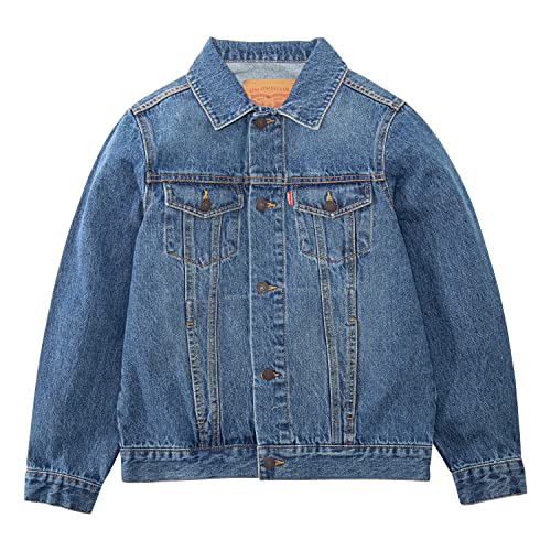 Levi's Boys' Denim Trucker Jacket, Blue, M