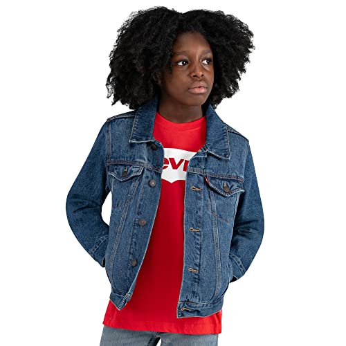 Levi's Boys' Denim Trucker Jacket, Blue, M