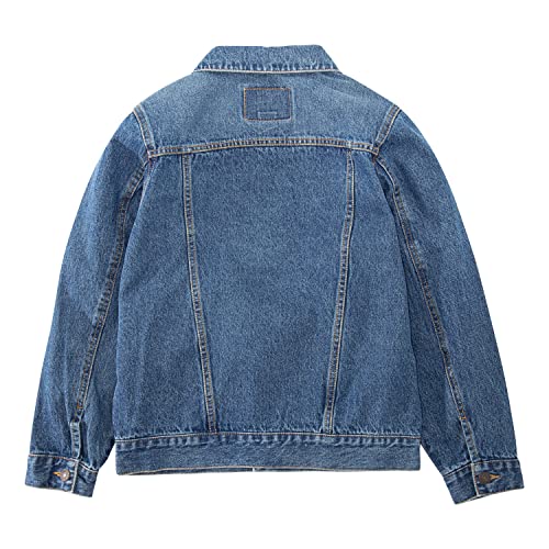 Levi's Boys' Denim Trucker Jacket, Blue, M