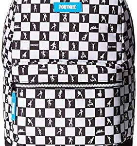 FORTNITE unisex adult Multiplier basic multipurpose backpacks, Black/White, One Size US