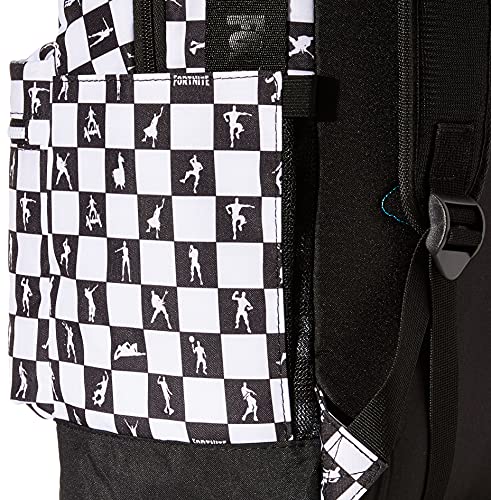 FORTNITE unisex adult Multiplier basic multipurpose backpacks, Black/White, One Size US