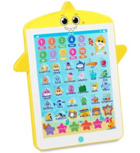 wowwee baby shark's big show! kids tablet – interactive educational toys – toddler tablet makes learning fun (full size), multicolor