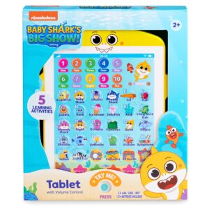 WowWee Baby Shark's Big Show! Kids Tablet – Interactive Educational Toys – Toddler Tablet Makes Learning Fun (Full Size), multicolor