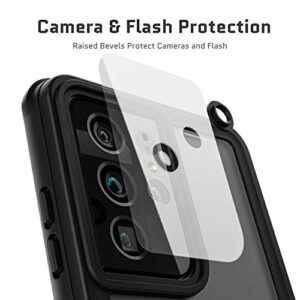 Ghostek NAUTICAL Waterproof Samsung Galaxy S21 Ultra 5G Case - Screen & Camera Protector, Shockproof (6.8") Phantom Clear
