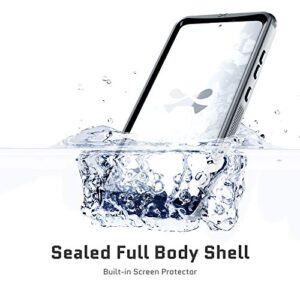 Ghostek NAUTICAL Waterproof Samsung Galaxy S21 Ultra 5G Case - Screen & Camera Protector, Shockproof (6.8") Phantom Clear