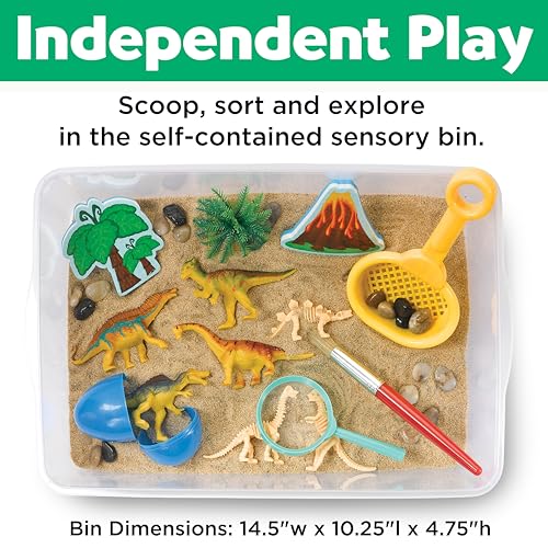 Creativity for Kids Sensory Bin: Dinosaur Dig - Dinosaur Toys for Toddler Boys and Girls