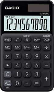 casio sl-310uc-bk calculator, black