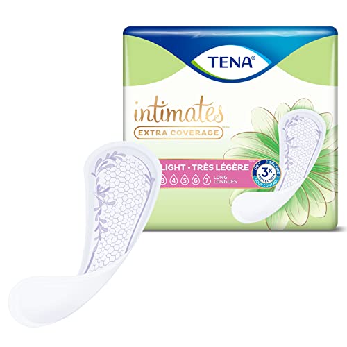 TENA Incontinence Liners for Women, Very Light Absorbency, Extra Coverage, Intimates - 300 Count