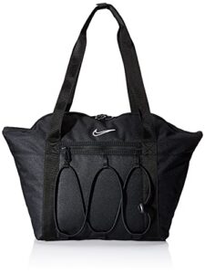 nike cv0063 nike one gym bag women's black/black/white 1size