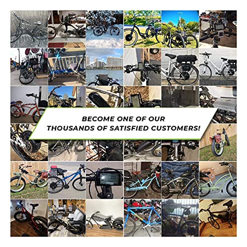 EBIKELING Waterproof Ebike Conversion Kit for Electric Bike 26" Fat Front or Rear Wheel Electric Bicycle Hub Motor Kit 1500W 1200W 750W 500W