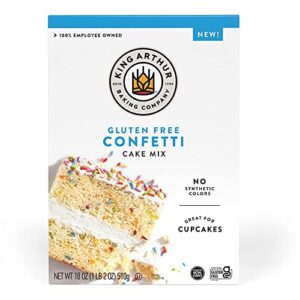 king arthur confetti cake mix, gluten free, 18 oz