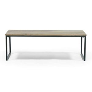 christopher knight home greycliff coffee table, black + natural