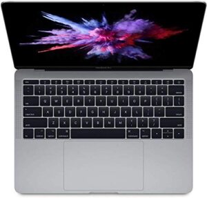 mid 2017 apple macbook pro with 2.5ghz intel core i7 (13.3 in, 16gb ram, 256gb ssd) space gray (renewed)