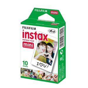 Fujifilm Instax Mini 11 Camera with Clear Case, Films and Stickers Bundle (Lilac Purple)