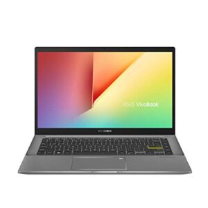 ASUS VivoBook S14 S433 Thin and Light Laptop, 14in  FHD Display, Intel Core i5-1135G7 CPU, 8GB DDR4 RAM, 512GB PCIe SSD, Thunderbolt 3, Wi-Fi 6, Windows 10 Home, Indie Black, S433EA-DH51 (Renewed)