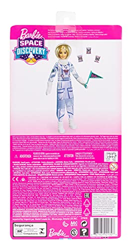 Barbie 0887961921328 GTW30-Space Discovery Astronaut Doll, Mixed