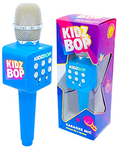 Move2Play, Kidz Bop Karaoke Microphone | The Hit Music Brand for Kids | Birthday Gift for Girls and Boys | Toy for Kids Ages 4, 5, 6, 7, 8+ Years Old